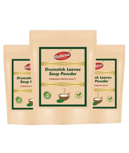 Aathirai Drumstick Leaves Soup Powder - 100 GMS | Bone Health | Blood Sugar Regulations | Skin Health | Moringa Leaves Soup Powder | 100% Natural & Healthy Soup