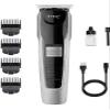 Beard Trimmer, Cordless, USB Charging, 4 Guide Combs, Black and Silver view 1