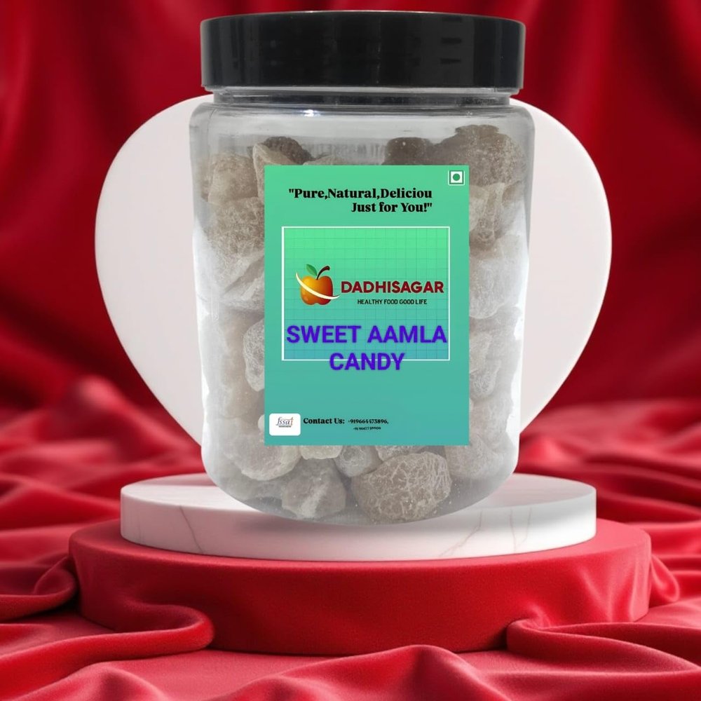DADHISAGAR Dry Amla Candy 250gm jar | Soft and Fresh Dried Sweet Awala Candy (Indian Gooseberry) | Traditional Recipe