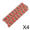 BNF4x25Pieces Christmas Paper Straws Decorative Drinking Straw for Celebration D|Home & Garden | Greeting Cards & Party Supply | Party Supplies view 2