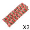 BNF2x25Pieces Christmas Paper Straws Decorative Drinking Straw for Celebration D|Home & Garden | Greeting Cards & Party Supply | Party Supplies view 2