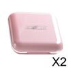 BNF2xPortable Medicine Pill Box Case Vitamins Container 4 Grid Storage Pink|Home & Garden | Household Supplies & Cleaning | Home Organization view 2