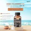 AgeX Flex Power Capsules: Flaxseed, Garlic, Ginger & Krill Oil - 120 Softgel Capsules | Nutritional Powerhouse for Vitality, Immunity, and Heart Health (Pack of 2) view 3