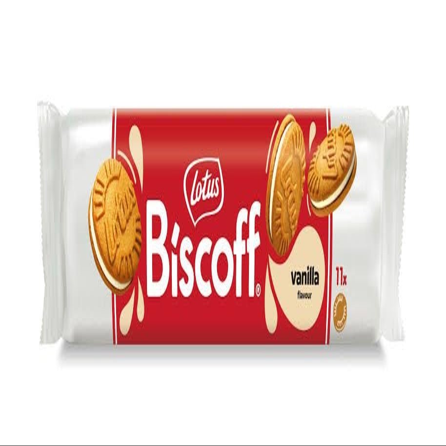 CELEBRINO Bis-coff Lotus | Belgian Speculoos | Sandwich Cookies | Vanilla Cream | Non-GMO and Vegan | 150G