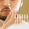 CSOK 2 Pcs Nasal Hair Cutter, Nose Knife, 360 Nostril Remover Tool, Nose Trimmer for Men, Nasal Cutter for Men Women, Soft Cleaning Brush view 4