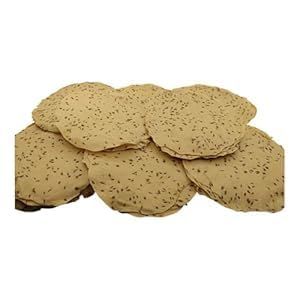 Amritsari Papad Assorted Box Of Papad 500GR | 5 Flavors In One Box | 100 Gram In each Box | Anardana Papad | Garlic (Lahsun) Papad | High Spicy Papad | Medium Spicy Papad | Plain Jeera Papad | Indian Fresh Papad | With Free air tight Food Grade Conta