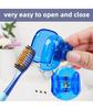 EXOFLY Toothbrush Head Cover Cap, Toothbrush Cap, Toothbrush Protector Cap Brush Pod Case Protective Portable Plastic Clip for Household Travel, Camping, Bathroom, School (Pack of 6) view 3