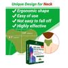 Pink Square Neck Pain Relief Patch Wormwood plaster Self Heating Warming Cervical Vertebra Sticker Body Care/(10 pcs) Pack of 1 view 3