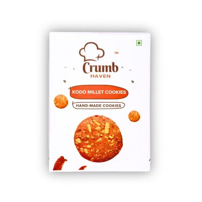Crumb Haven Kodo Millet Cookies | Multi Flavours Pack | No Maida, No Palm Oil, No Preservatives| Made with Pure Desi Ghee | Healthy Snack (100gm, Millets)