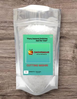 DADHISAGAR Mishri Dana Diamond Cut Sugar Crystals, Small Size, Khada Kadisakhar (1kg(pack of5))