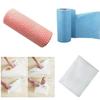 Combo of Non-Woven Kitchen Towel Roll | 80 Pulls | Green Kitchen Cloth | 80 Pulls || Lint-free and Residue-Free | Washable and Reusable Roti Wrap | 30 Sheets | White Roti Wrap | Washable and Reusable view 2