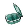BNF3xTravel Pill Organizer with Divider Small Pill Container for Bag Purse Pocket Green Sqaure|Health & Beauty | Health Care | Pill Boxes, Pill Cases view 3