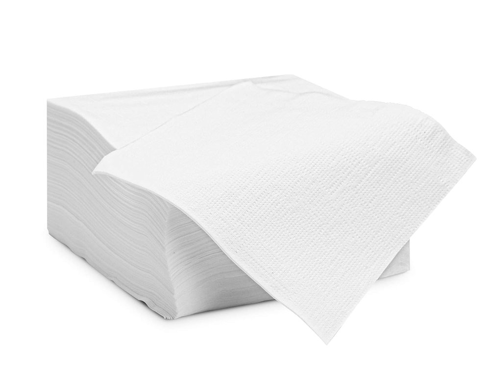 Disposable Paper Hand Towels, White, Single-Fold, Bulk Pack (11x12) 100 pulls (Set of -25)