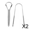 BNF2xTongue Cleaner Tongue Coating Men Women Adults Kids Portable Thickened|Health & Beauty | Oral Care | Tongue Cleaners view 2