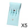 BNF5xFine Hairs Puller Stainless Steel Professional 4 in1 Slanted Blue Set|Health & Beauty | Shaving & Hair Removal | Tweezers view 2