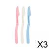 BNF3x3 Pieces Folding Eyebrow Shaper Handheld Manual Multipurpose for Legs Chin|Health & Beauty | Shaving & Hair Removal | Razors & Razor Blades view 2