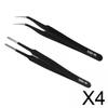 BNF4x2 Pieces Eyelash Tweezers Nail Enhancement Eyelash Clip Precision for Salon Style D|Health & Beauty | Shaving & Hair Removal | Tweezers view 2