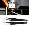 BNF4x2 Pieces Eyelash Tweezers Nail Enhancement Eyelash Clip Precision for Salon Style D|Health & Beauty | Shaving & Hair Removal | Tweezers view 3