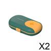 BNF2xTravel Pill Organizer Moisture Proof Holder for Purse Travel Purse Pocket Green |Health & Beauty | Health Care | Pill Boxes, Pill Cases view 2