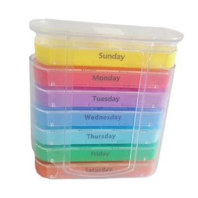 BNF3xWeekly Pill Organizer 7 Day Case Daily Large Capacity to Hold Vitamins Pills|Health & Beauty | Health Care | Pill Boxes, Pill Cases