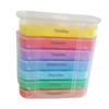 BNF3xWeekly Pill Organizer 7 Day Case Daily Large Capacity to Hold Vitamins Pills|Health & Beauty | Health Care | Pill Boxes, Pill Cases view 1