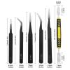 BNF2xAccuracy Tweezers Set for Jewelry Manufacturing Modeling Beauty Hair Removal 11 Pieces Set|Health & Beauty | Shaving & Hair Removal | Tweezers view 3