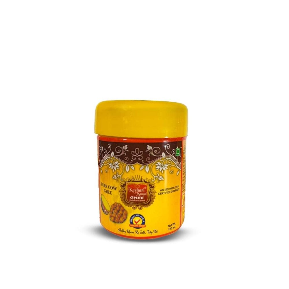 Keshari Mangal Pure Cow Ghee | 100 Gm |Pure Cow Ghee for Better Digestion and Immunity | Pure & Aromatic - (Pack Of 1)