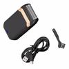 Endzone Professional Mini Ultra Thin Shaver Rechargeable Razor for Face Care Beard Trimmer Reciprocating Blade with USB Travel Shaver, Men's Electric Razor, Black view 1