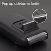 Endzone Professional Mini Ultra Thin Shaver Rechargeable Razor for Face Care Beard Trimmer Reciprocating Blade with USB Travel Shaver, Men's Electric Razor, Black view 4