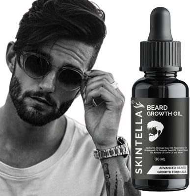 Beard Hair Growth Oil Natural Beard oil for Thicker & Longer Beard Growth Hair Oil (30 ml)