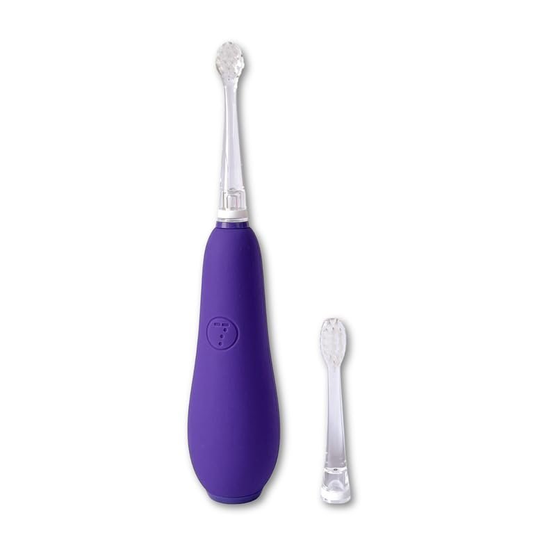 Seven Oral Care Kid's Super Brush | Electric Toothbrush with Soft Bristles, Gentle Cleaning Action, Lightweight, Easy-to-Hold Handle, Healthy Oral Hygiene Habits- Purple Pop
