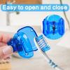 AMIRATE Toothbrush Head Cover Cap Toothbrush Coverings Clips Portable Toothbrush Protector for Bathroom Home Travel Toothbrush Case (Toothbrush Head Cap Pck of 2) view 3