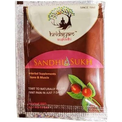 Devla Ayurvedic Sandhi Sukh Powder | Herbal Joint Pain Relief | Natural Ayurvedic Remedy for Knee, Back & Muscle Pain | 100% Pure & Natural (Pack of 28)