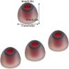 Silicone Rubber Earbuds Tips, Eartips, Earpads, Earplugs, for Replacement in Earphones and Bluetooth Medium Size (10 Pcs (5 Pair), Black) view 4