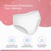 Amazon Basics Disposable Period Panties For Girls & Women| L-XL | 10 Count (Pack of 1) | 360 Coverage | Upto 8 Hours of Protection | Leak Proof | Overnight Protection | Period Panty view 4