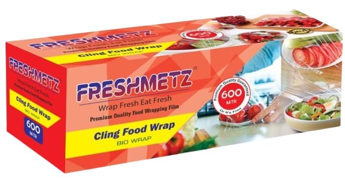Cling Film Wrap BPA Free | Multipurpose Food Wrapping Paper | Non-Stick Microwave Safe (2.2 Kg - 600 mt)