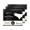 Amazon Basics Disposable Period Panties For Girls & Women| L-XL | 30 Count (10 x Pack of 3) | 360 Coverage | Upto 8 Hours of Protection | Leak Proof | Overnight Protection | Period Panty view 1