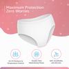 Amazon Basics Disposable Period Panties For Girls & Women| L-XL | 30 Count (10 x Pack of 3) | 360 Coverage | Upto 8 Hours of Protection | Leak Proof | Overnight Protection | Period Panty view 4
