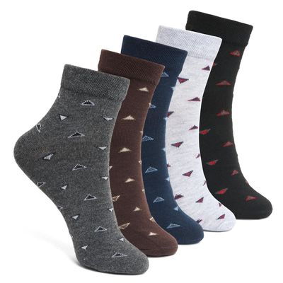 THE SHIV SHAKTI ENTERPRISES Breathable Anti-Odour Ankle Socks for Men, Combed Cotton, Moisture-Wicking, All-Day Wear with Durable Welt