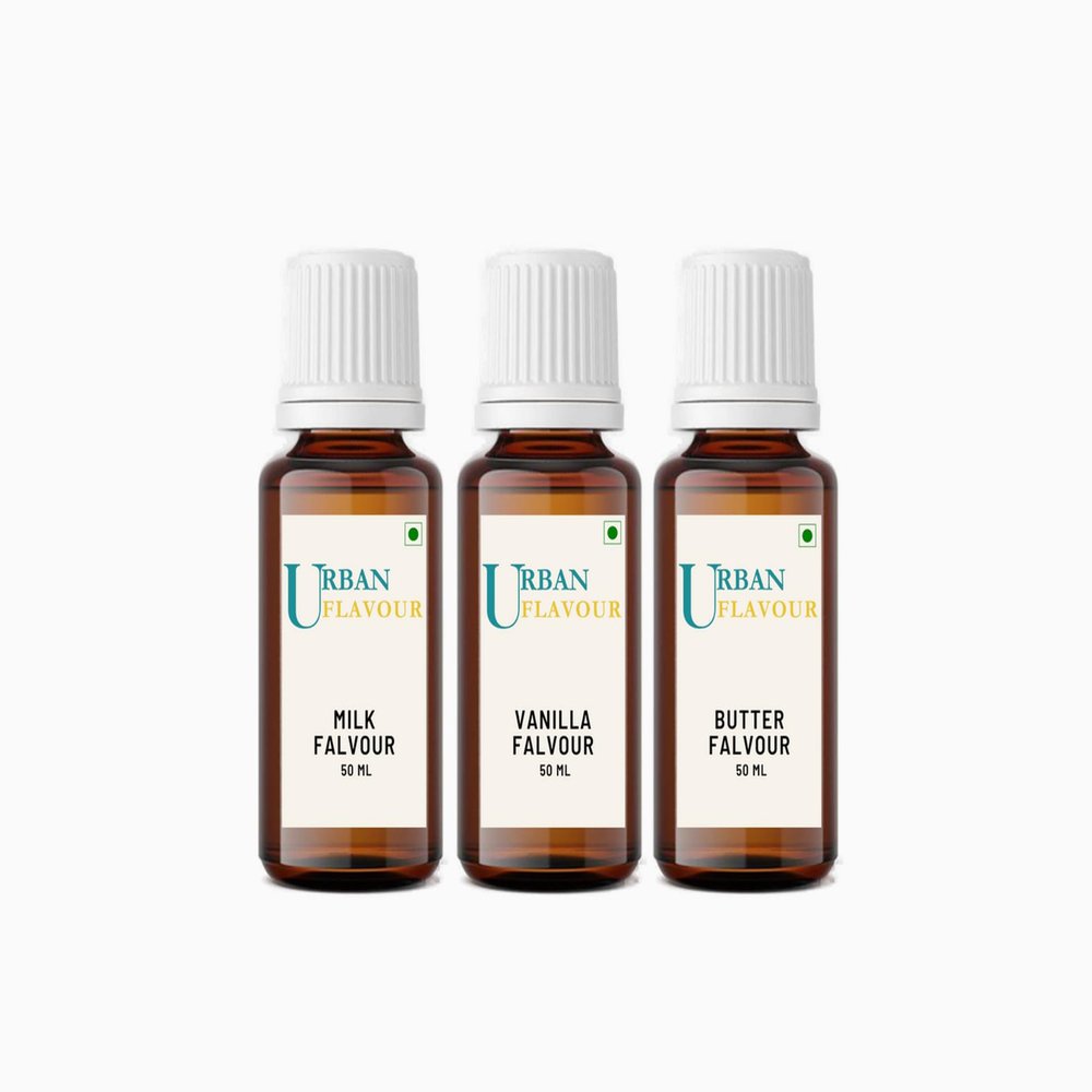 Urban Flavour - Milk Speciality Flavour / Butter Fresh Essence/ Vanilla Flavour - 50gm | Ideal for Baking Cookies, Cakes, Biscuits & Desserts