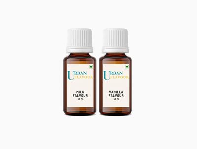 Urban Flavour - Milk Speciality Flavour / Vanilla Essence - 50gm | Ideal for Baking Cookies, Cakes, Biscuits & Desserts