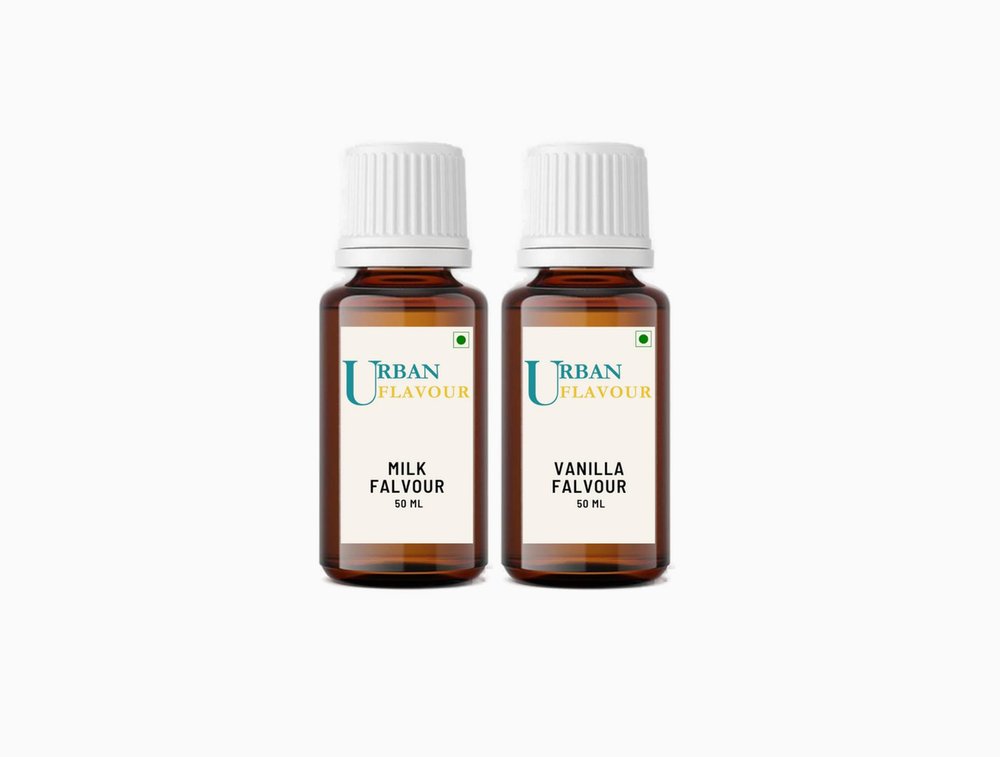 Urban Flavour - Milk Speciality Flavour / Vanilla Essence - 50gm | Ideal for Baking Cookies, Cakes, Biscuits & Desserts