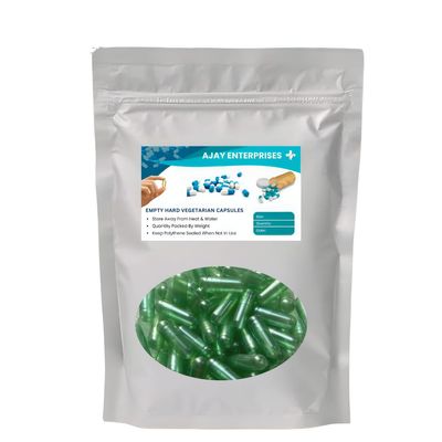 Ajay Enterprises Empty Vegetarian Capsules(PACK OF 250) (METALLIC GREEN, SIZE 0 (500 MG))