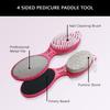 Aeoss 4 In 1 Foot Pedicure Soothing Brush, Pumice Stone, Scrubber & File Body Cleansing Brush For Soft Care, Smoothening, Clean Skin, Exfoliating Skin view 4
