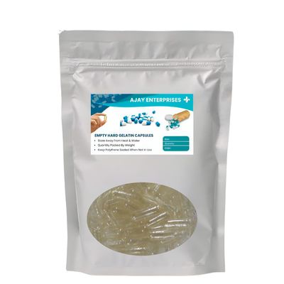 Ajay Enterprises Empty Gelatin Capsules, SIZE 0 (500 MG) (PACK OF 250) (CTCT, SIZE 0 (500 MG))