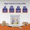 Jubilant Nutrihance Nubics SF Diskettes Healthy Snacks for Men and Women - 250 gm, High Protein (34%), Whey protein, casein with PDCAAS-1 Diskette, Essential Vitamins, Minerals, Prebiotic (FOS), Amla and Ashwagandha - Vanilla Flavor | 100% Veg view 2