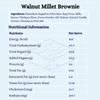 CalorieMinus' Walnut Millet Brownie | Gluten-Free | Refined Sugar-Free |Made with Millets| Kid Friendly | Pack of 4-320g view 2