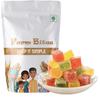 Farm Bites: Mixed Fruit Jelly Bites | Sugar Coated Candy | Assorted Flavours | Juicy Jellies| Real Fruit Jelly Candies (No preservation and No chemicals) - 250 Grams view 1