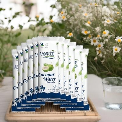 NyareeTender Coconut Water Premix Powder Pack of 30 Sachets with Natural Electrolytes for an Instant Energy fix and easy Digestion, Nariyal Paani for Daily Hydration & Healthy Skin