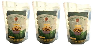 Crunchique Ghee-Roasted Minty Pudina Roasted Makhana | Ghee-Roasted Healthy Snack | Antioxidants | Gluten-Free | No Artificial Flavors | 100g (PACK OF 3)